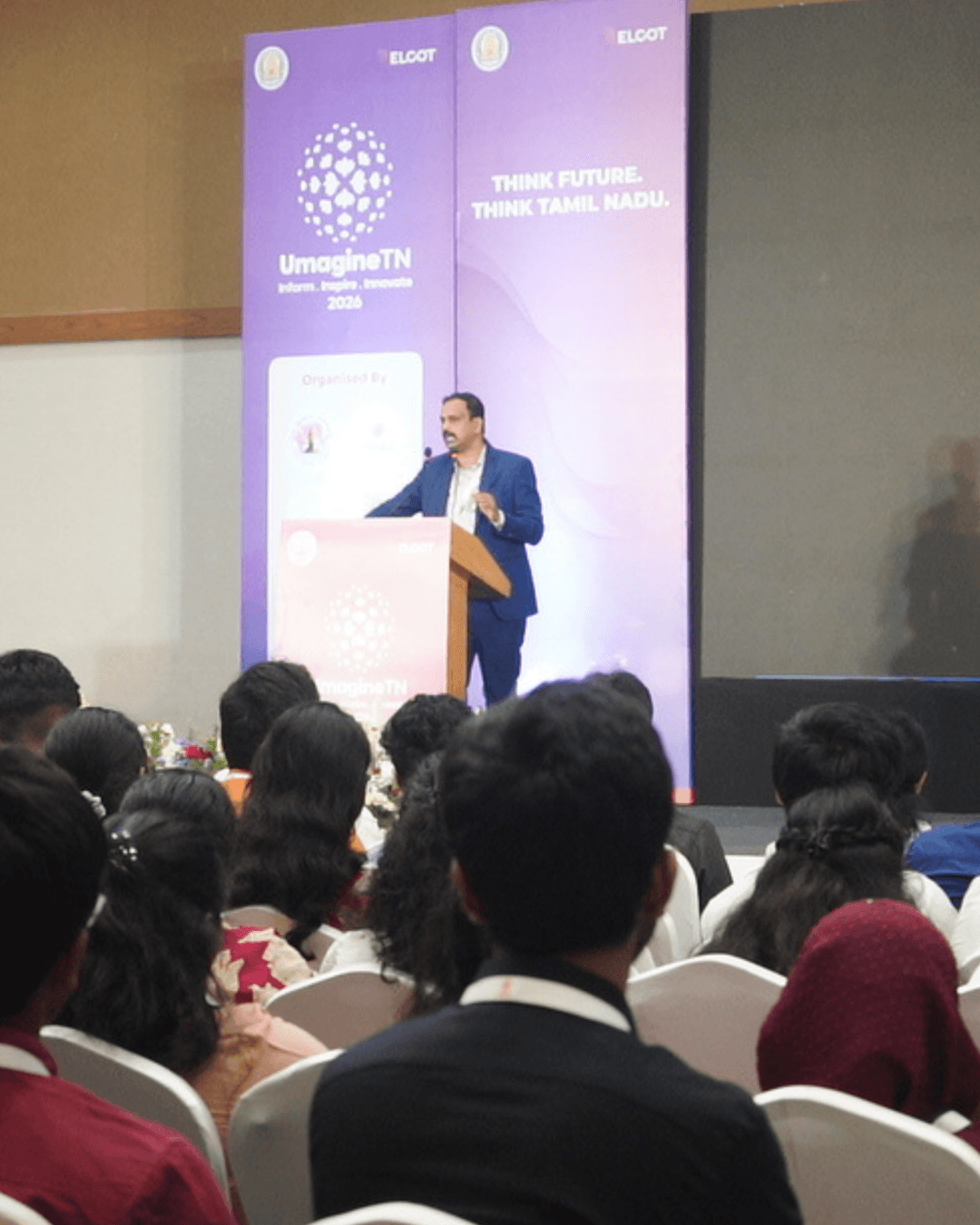 Babu working late at his desk